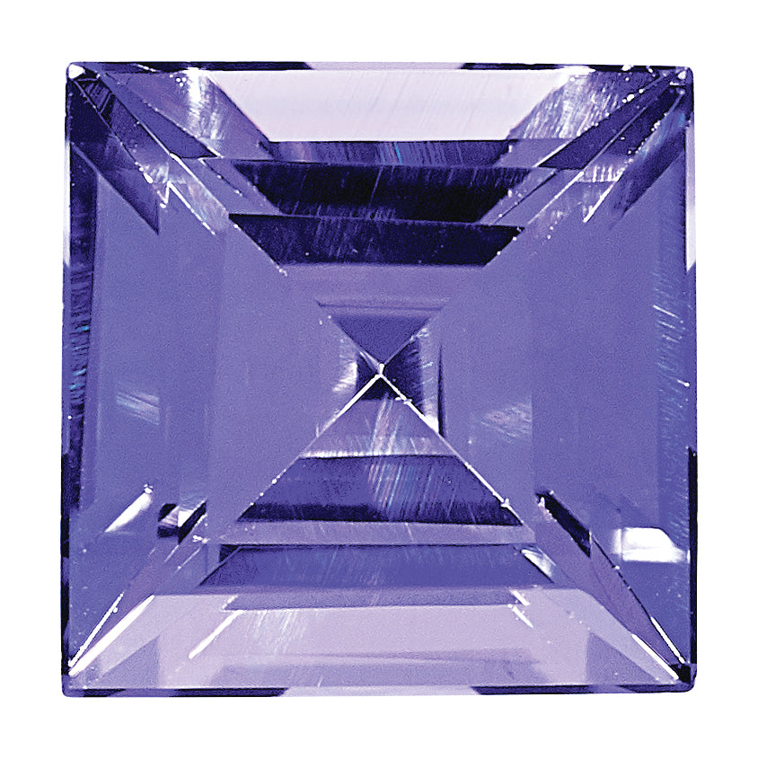 Gemstone Tanzanite A Quality 4mm Square Step-Cut
