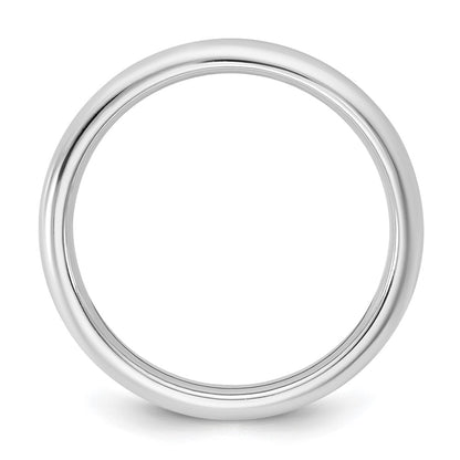 10K White Gold 10Kw 2.5mm Standard Comfort Fit Band Size 5