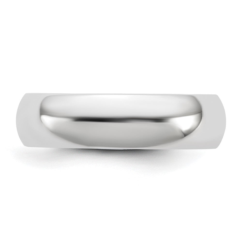 10K White Gold 10Kw 5.5mm Standard Comfort Fit Band Size 12.5