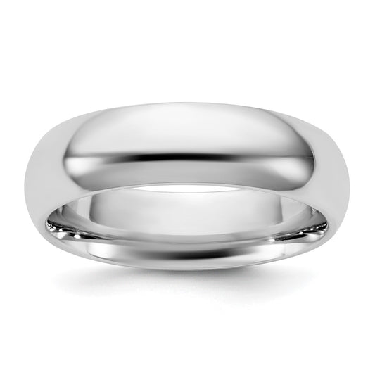 10K White Gold 10Kw 5.5mm Standard Comfort Fit Band Size 12.5