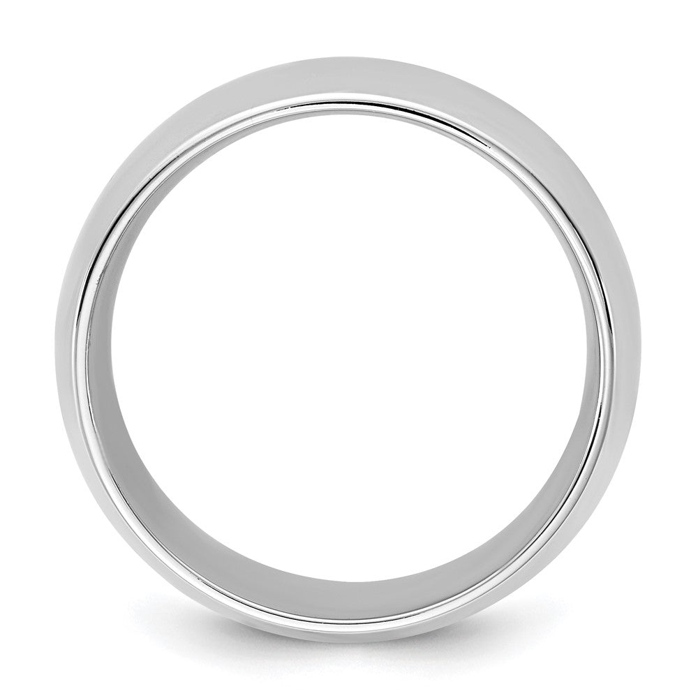 10K White Gold 10Kw 9mm Standard Comfort Fit Band Size 8