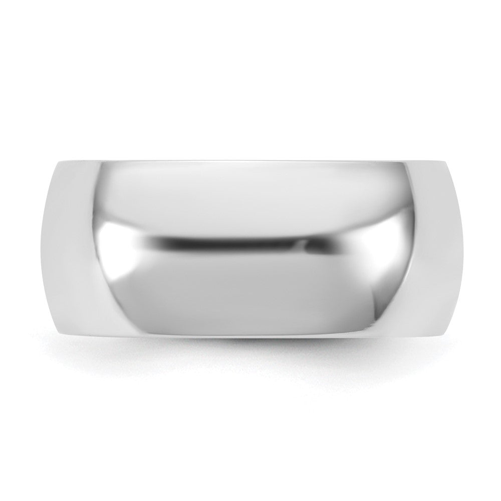 10K White Gold 10Kw 9mm Standard Comfort Fit Band Size 14