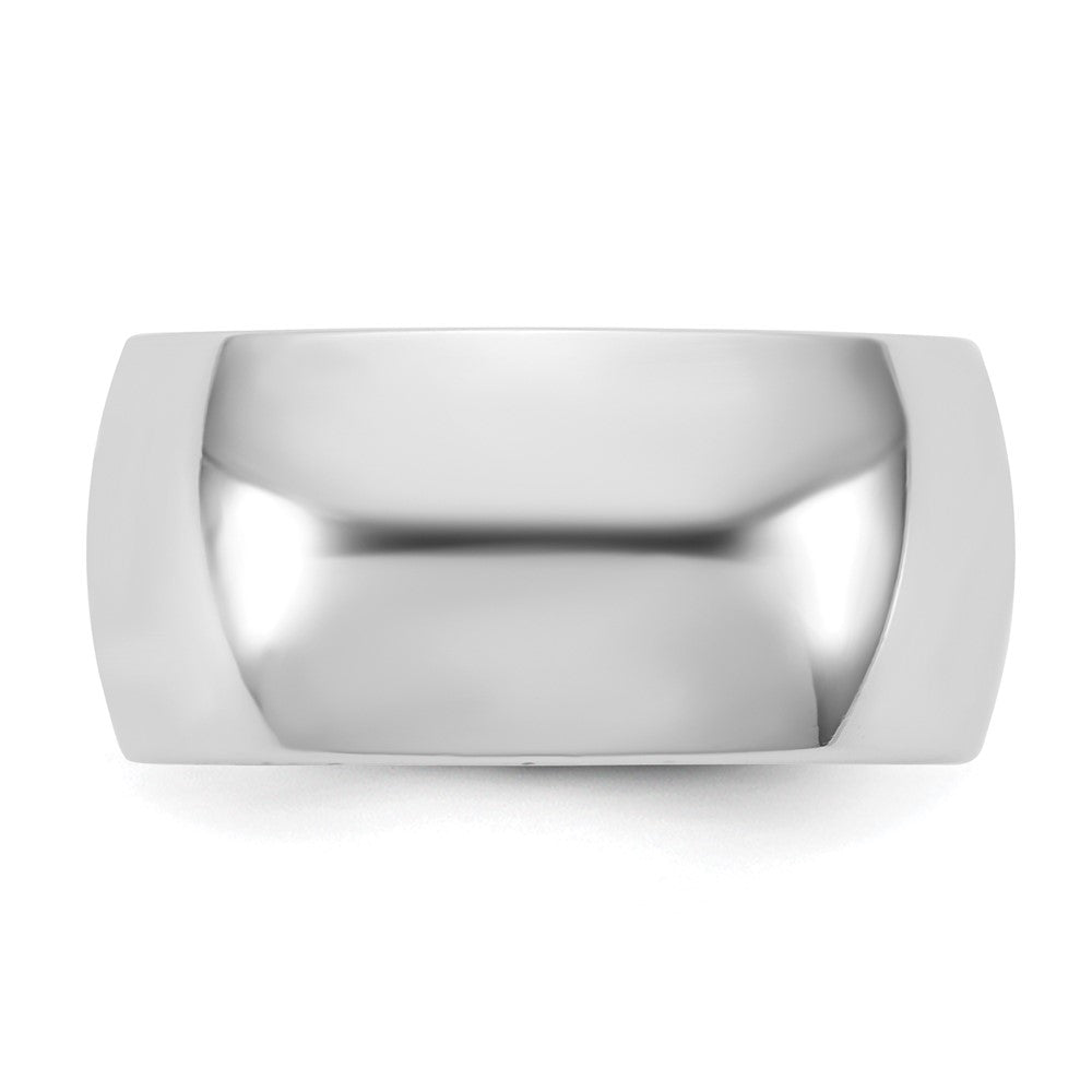 10K White Gold 10Kw 10mm Standard Comfort Fit Band Size 6