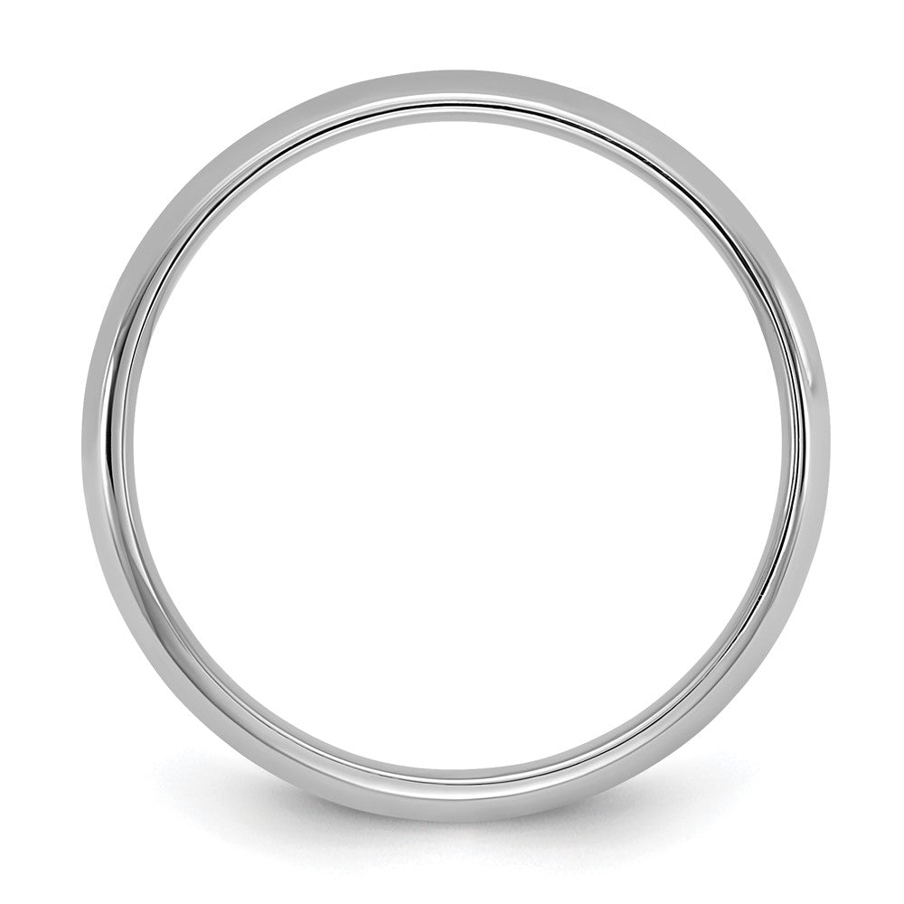 10K White Gold 10Kw 3.5mm Lightweight Comfort Fit Band Size 7.5