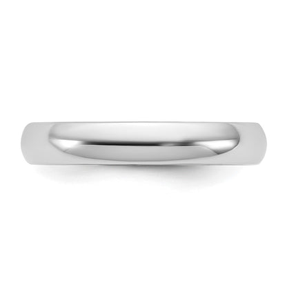 10K White Gold 10Kw 3.5mm Lightweight Comfort Fit Band Size 7.5