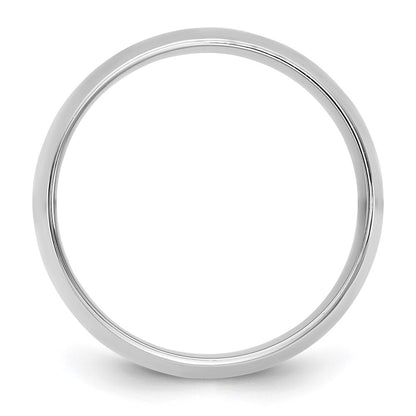 10K White Gold 10Kw 9mm Lightweight Comfort Fit Band Size 7.5