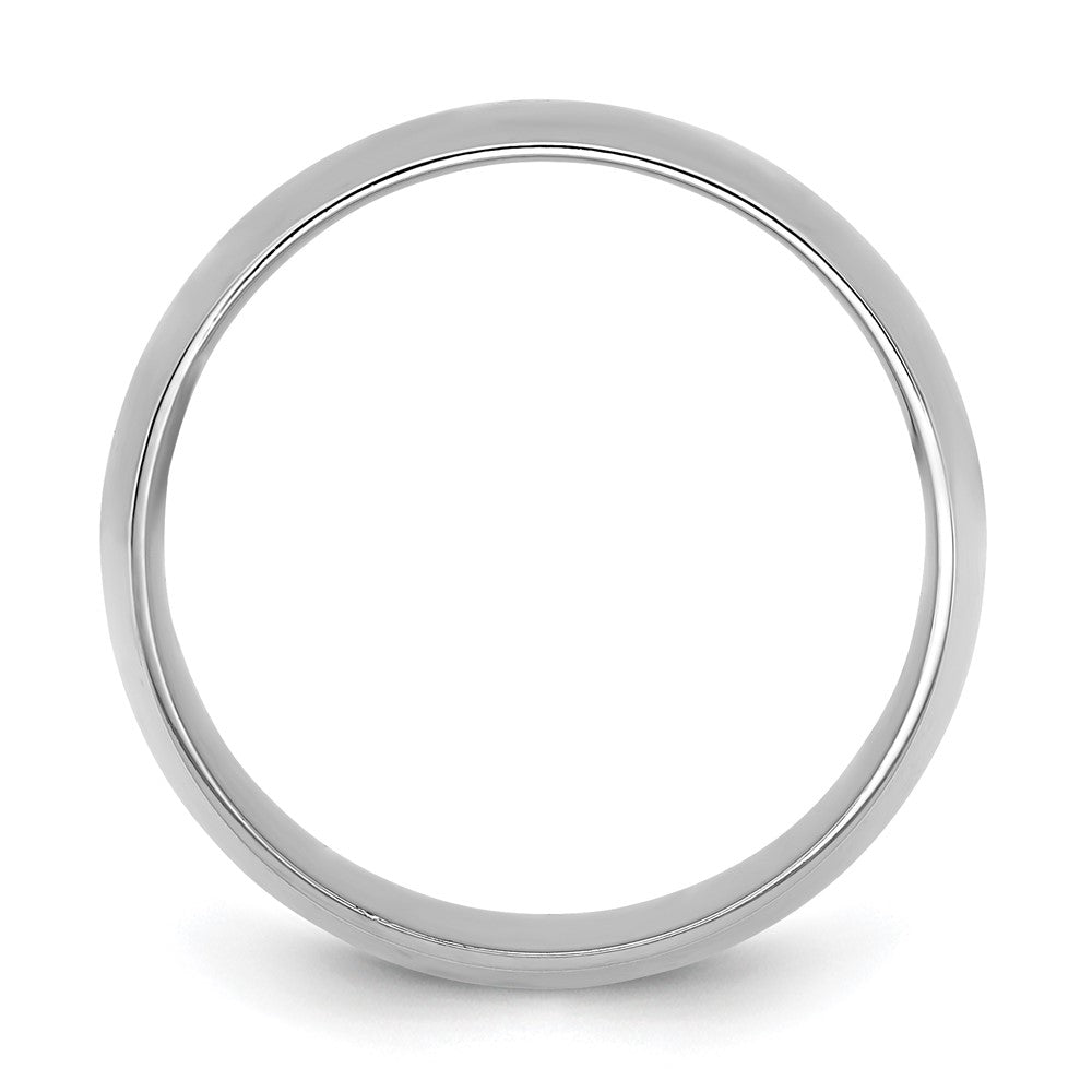 10K White Gold 10Kw 10mm Lightweight Comfort Fit Band Size 9