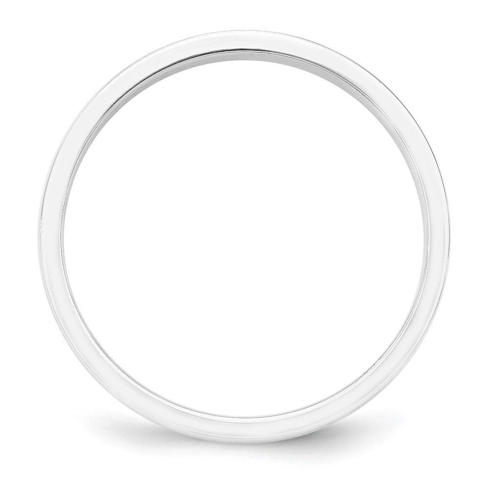 14k Yellow Gold White Gold 5mm Flat Wedding Band Ring