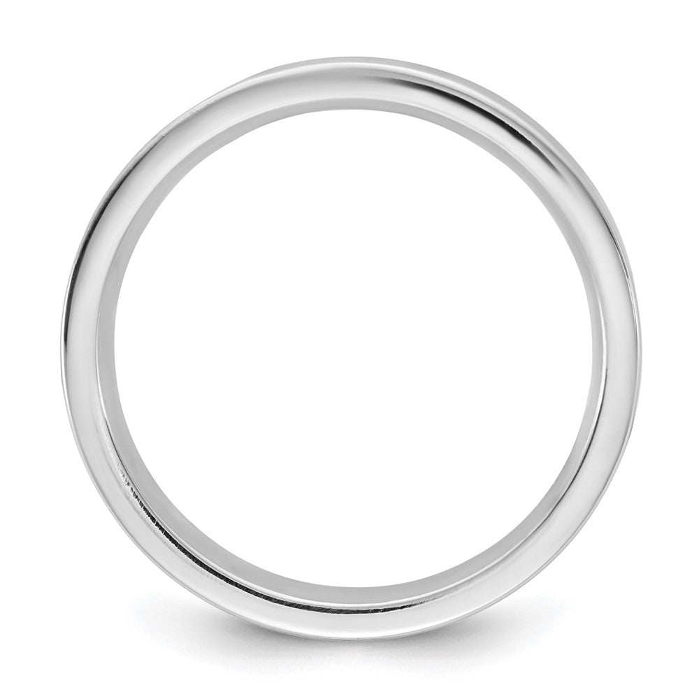 10K White Gold 10Kw 3.5mm Standard Flat Comfort Fit Band Size 9.5