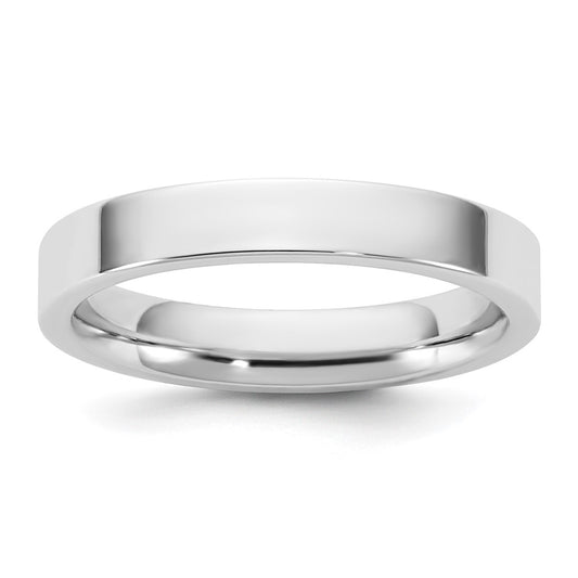 10K White Gold 10Kw 3.5mm Standard Flat Comfort Fit Band Size 9.5
