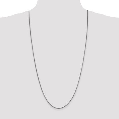 14K White Gold 30 Inch 1.4mm Franco With Lobster Clasp Chain Necklace