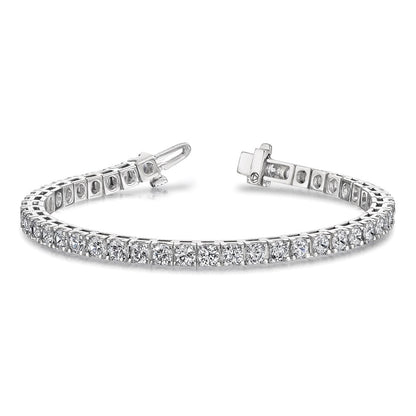 14k White Gold 14kw Lab Grown Diamond VS/SI FGH tennis bracelet