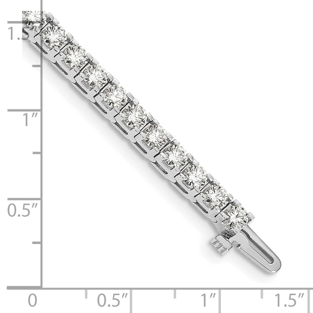 14k White Gold 14kw Lab Grown Diamond VS/SI FGH tennis bracelet
