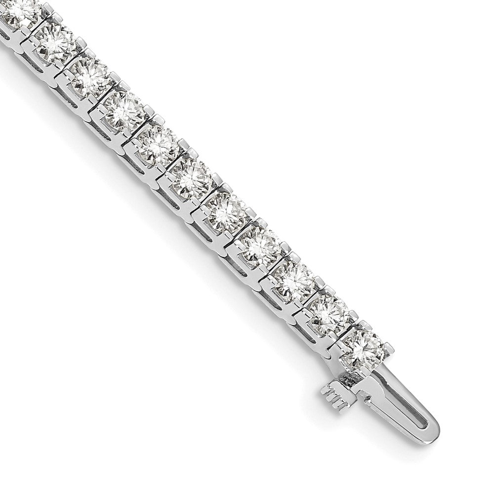 14k White Gold 14kw Lab Grown Diamond VS/SI FGH tennis bracelet