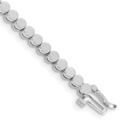 14K White Gold Holds 52 Stones Up To 2.25mm Round Add A Diamond 7 Inch Bracelet