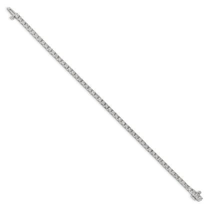 14k White Gold 2 1/5ct Lab Grown Diamond VS/SI+ G+ Tennis Bracelet