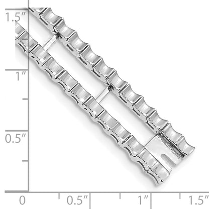 14K White Gold Tennis Jacket Blank