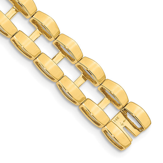 14K Yellow Gold Tennis Jacket Blank