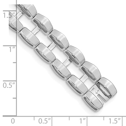 14K White Gold Tennis Jacket Blank