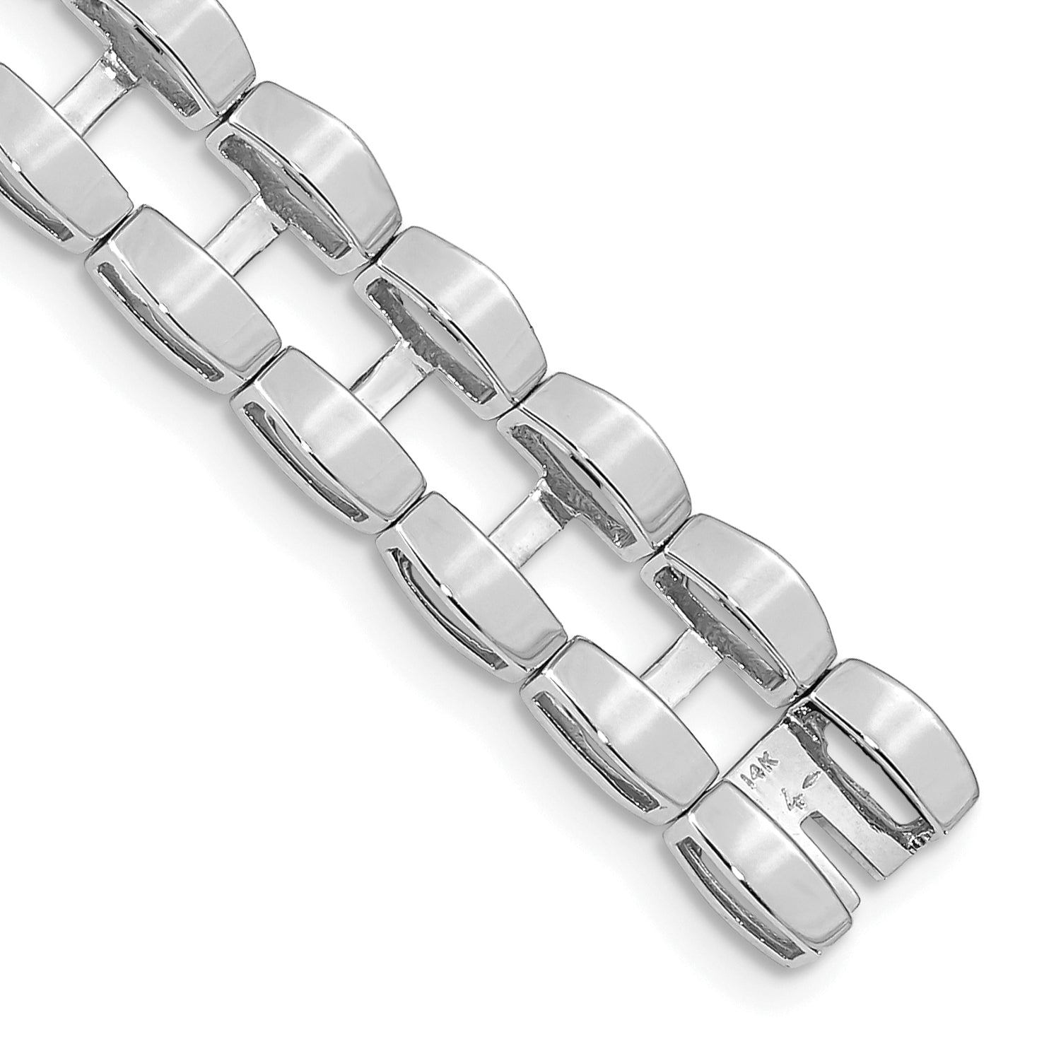 14K White Gold Tennis Jacket Blank