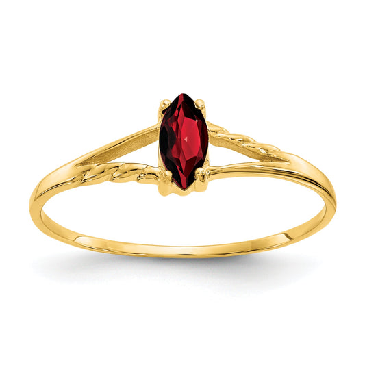 10K Yellow Gold 10Ky Birthstone Ring Mounting