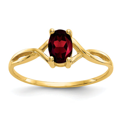 10K Yellow Gold 10Ky Birthstone Ring Mounting