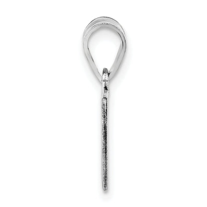 14k White Gold 14KW Oklahoma Start Pendant