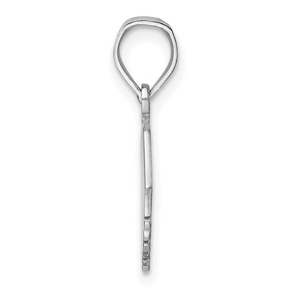 14K White Gold 14Kw South Carolina State Pendant