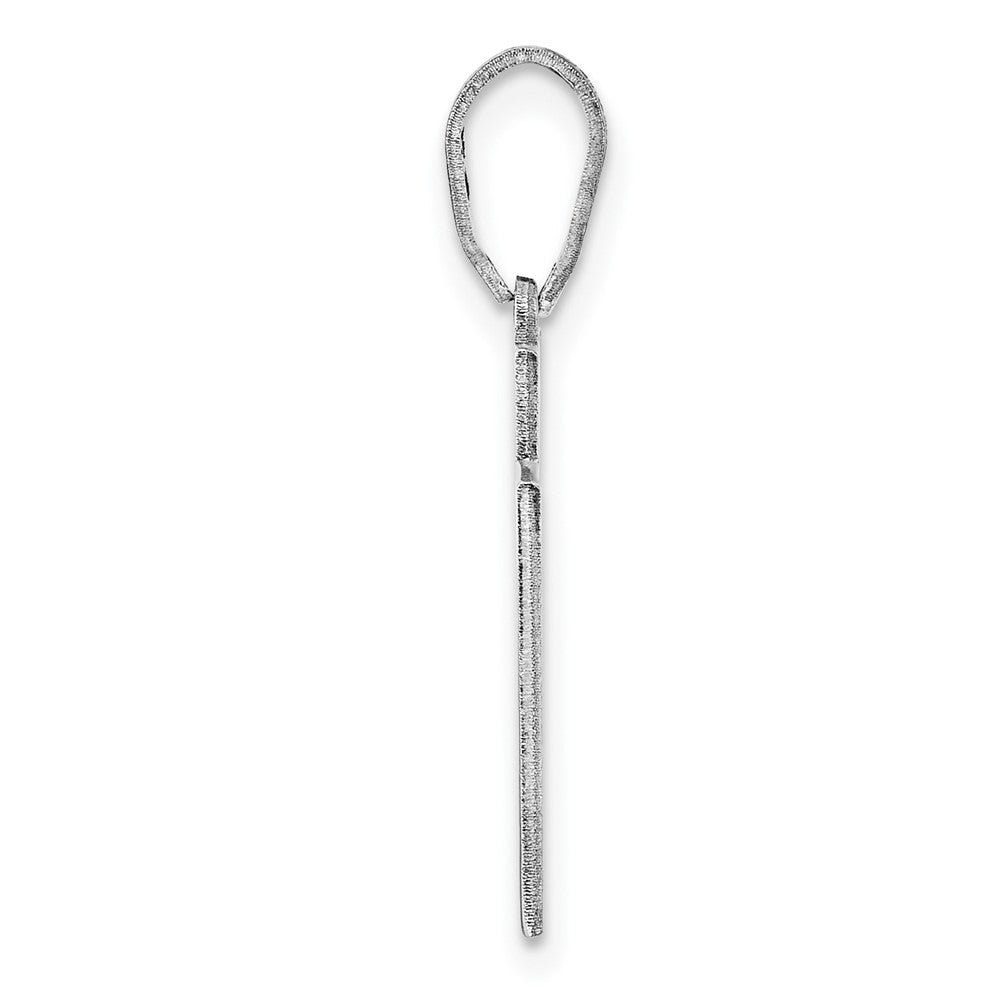 14K White Gold 14Kw Utah State Pendant