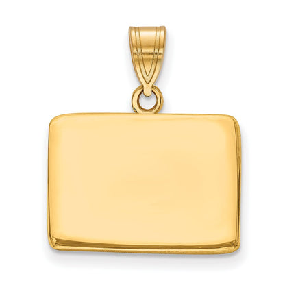 Gold Plated Sterling Silver/Gold Colorado State Pendant