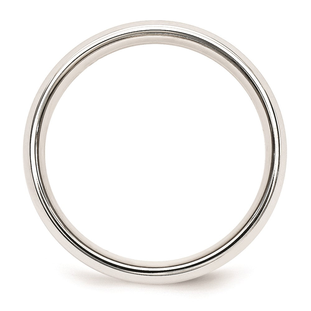 Solid 10K Yellow Gold Two-Tone 5mm Domed Size 7 Wedding Men's/Women's Wedding Band Ring