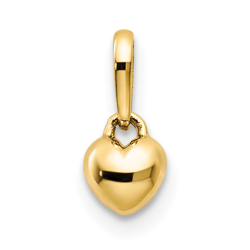 14k Yellow Gold 14k Children's Heart Pendant