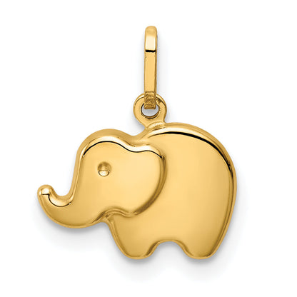 14k Yellow Gold 14k Polished Elephant Charm