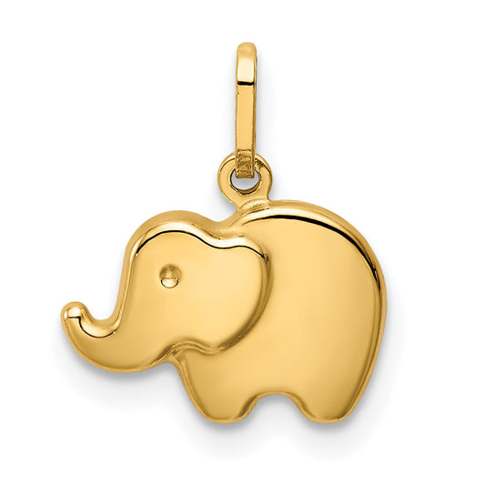 14k Yellow Gold 14k Polished Elephant Charm
