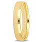 Original Amour 4mm Polished Finish Wedding Band in 14k Yellow Gold