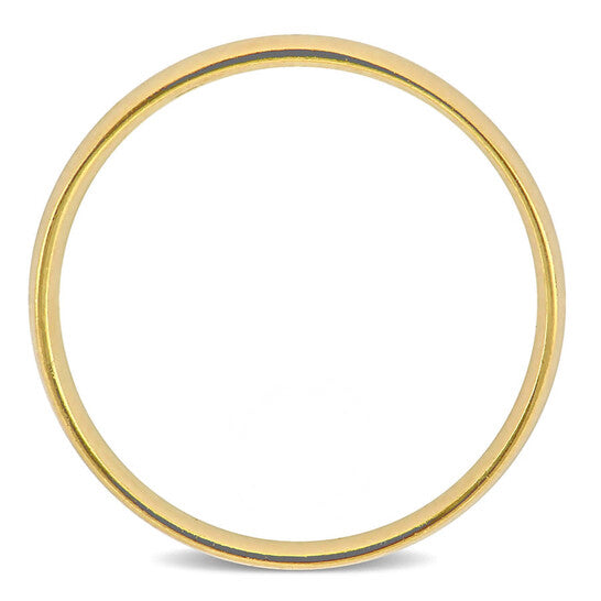 Original Amour 4mm Polished Finish Wedding Band in 14k Yellow Gold