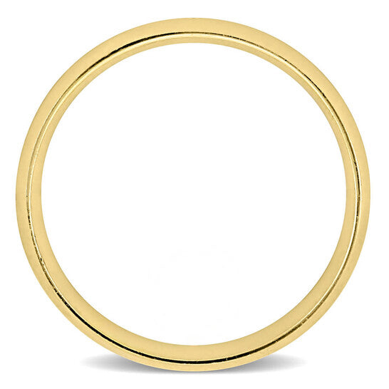 Original Amour 6mm Polished Finish Wedding Band in 14k Yellow Gold