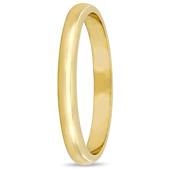 Original Amour Ladies 10K Yellow Gold Wedding Band 2mm JMS005381