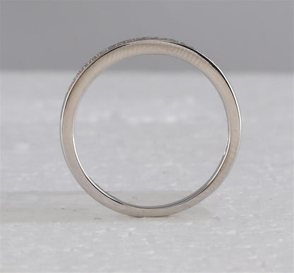 14k White Gold Round Diamond Bridal Wedding Ring Set 1/3 Cttw