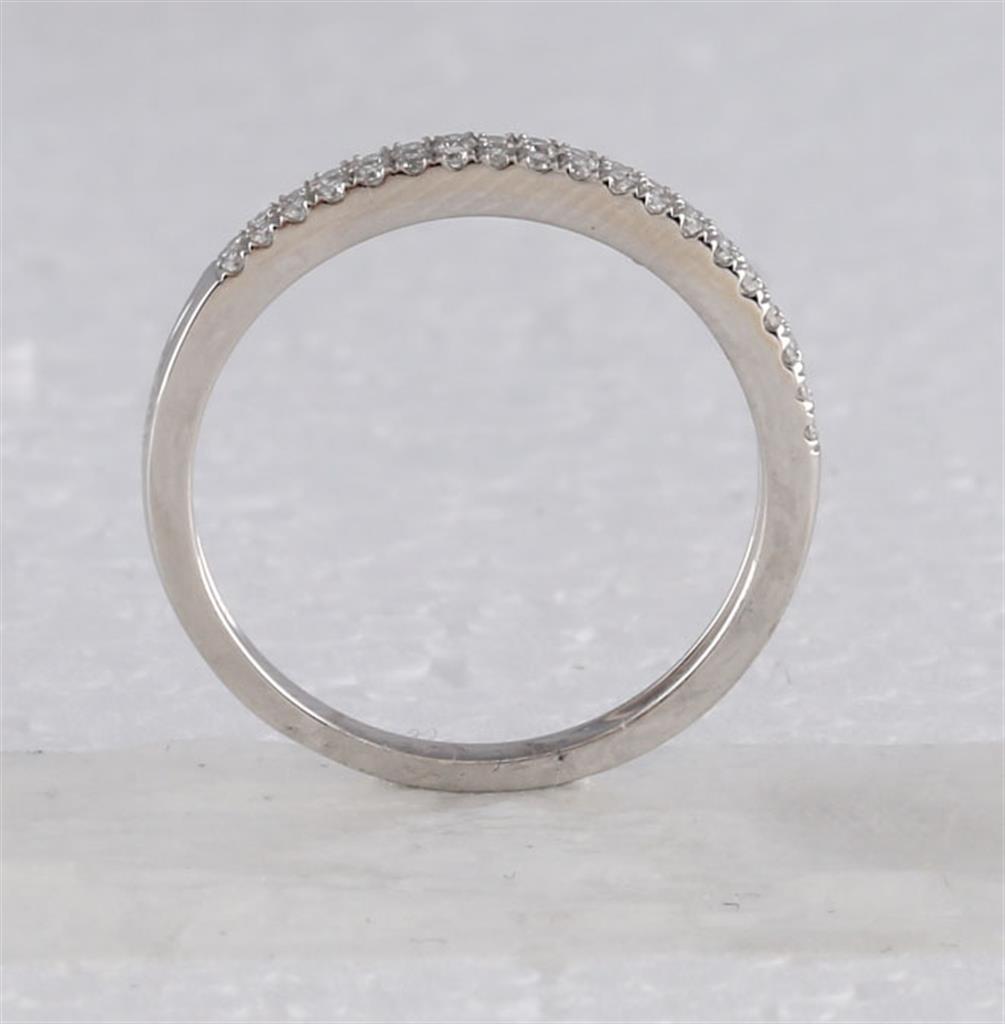 14k White Gold Round Diamond Bridal Wedding Ring Set 1 Cttw (Certified)