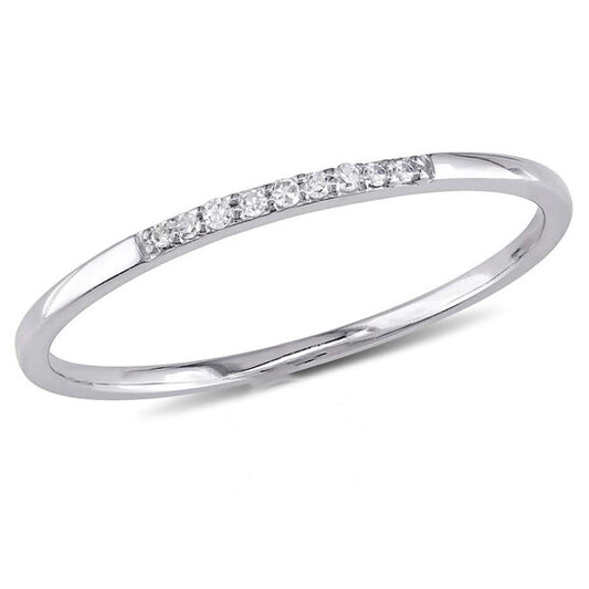 Original Delmar Diamond Wedding Band in 10k White Gold