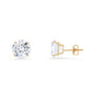 Original Kylie Harper 10k Yellow Gold 6mm Round-cut Cubic Zirconia  CZ Stud Earrings