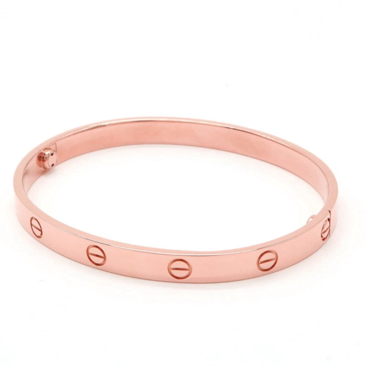 Designer Inspired Brushed LOVE Bangle Bracelet Classic Model Screw Clasp