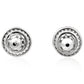 Original Swarovski Ladies Constella Pave Stud Earrings