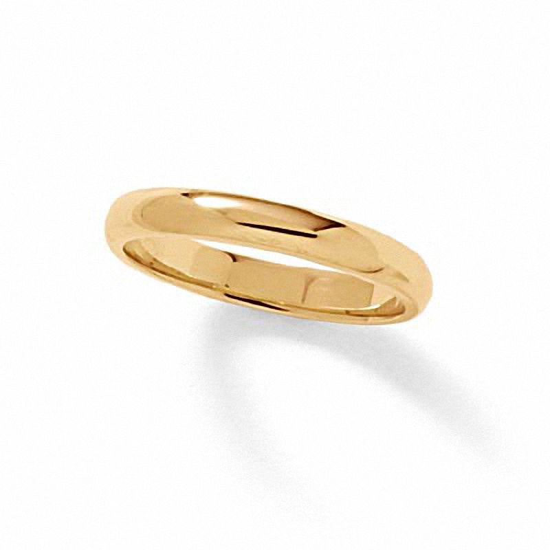 Ladies' 3.0mm Wedding Band in Solid 14K Gold