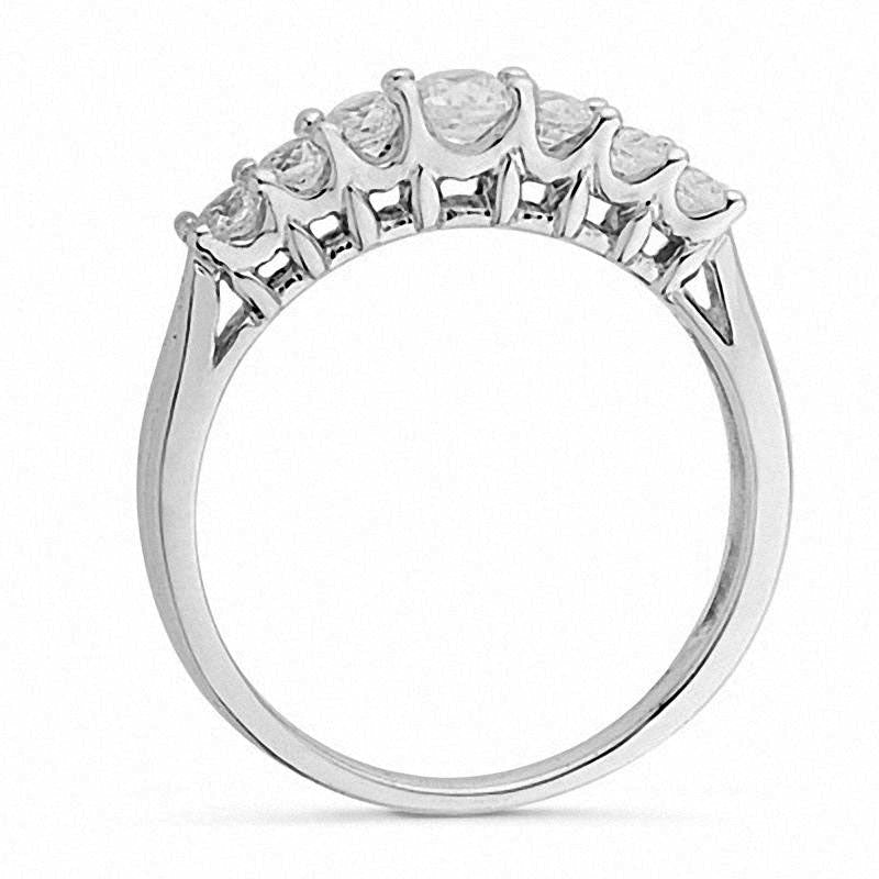 0.50 CT. T.W. Natural Diamond Wedding Band in Solid 10K White Gold