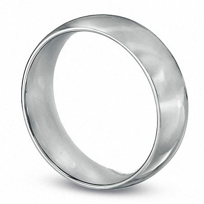 Ladies' 6.0mm Polished Comfort Fit Wedding Band in Sterling Silver