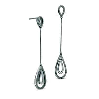 0.25 CT. T.W. Diamond Teardrop Earrings in Sterling Silver