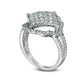 1.25 CT. T.W. Natural Diamond Composite Ring in Solid 14K White Gold