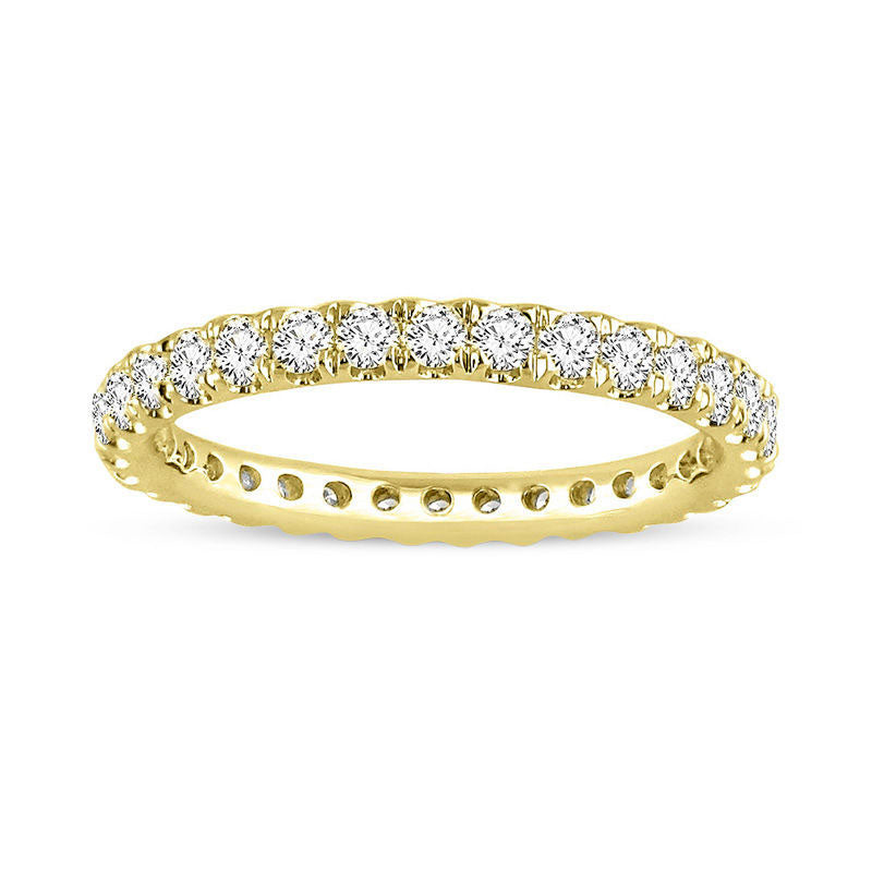 1.0 CT. T.W. Natural Diamond Eternity Band in Solid 14K Gold